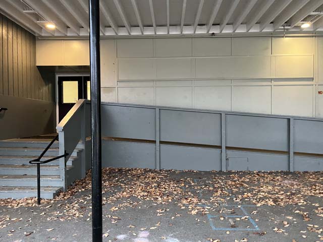 Accessible entrance to voting place at Waverley Elementary School